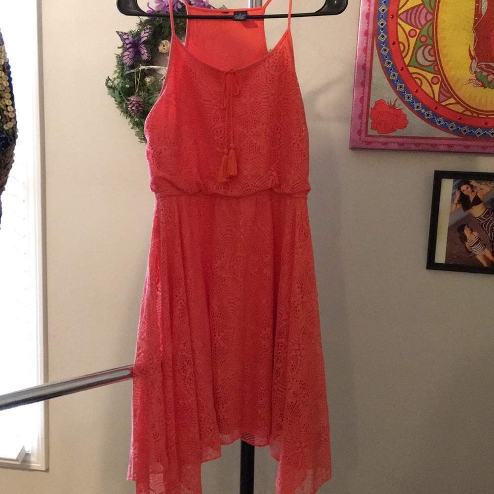 2 cute peach color dresses